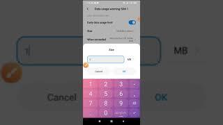 How to setting  Daily data usage limit size 10 GB Redmi