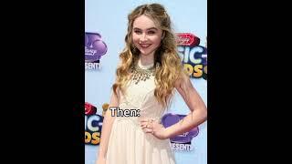 Celebrities the and now, Sabrina Carpenter ️ (she still looks beautiful) #fyp #shorts #foryou