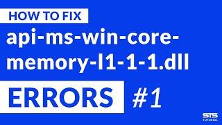 api-ms-win-core-memory-l1-1-1.dll Missing Error | Windows | 2020 | Fix #1