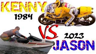 Kenny Roberts VS Waverunner LX - Jason Hanging It Out !!
