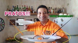 Curso de garçom! Pratos? Como carregar??? Denis de Moraes