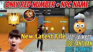 Npc Name Config Free Fire Headshot Config File | FF Drag Auto Headshot Npc Name Config File Ob46