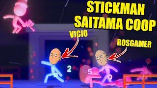 DOS SAITAMAS AL ATAQUE - STICKMAN COOP | Gameplay Español