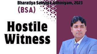 Hostile Witness | Perjury | Section 157 of BSA | Bhartiya Sakshya Adhiniyam, 2023 Lecture 67.