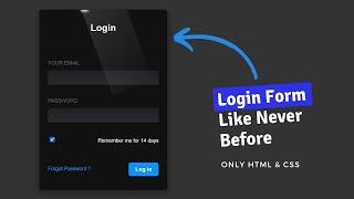 Trending Registration Form UI Design Using HTML & CSS | Frontenddude