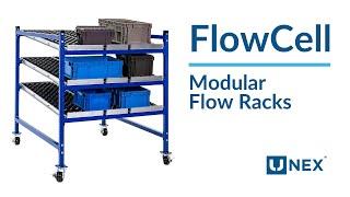 FlowCell Modular Flow Racks from UNEX Manufacturing