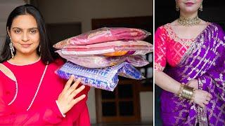 MEESHO Traditional Sarees  Haul & Styling