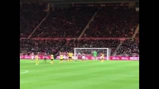 Alexis Sanchez Freekick vs Middlesbrough