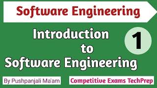 Lec - 1.1 Introduction to software engineering in hindi | competitive exams techprep