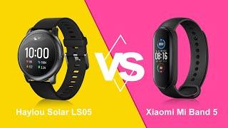 Haylou Solar LS05 Smart Watch REVIEW & VS Xiaomi Mi Band 5