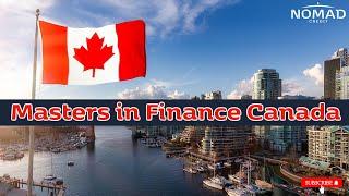 Masters in Finance in Canada : Top Programs & Career Opportunities!