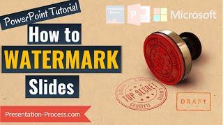 How to Add logo and Watermark in PowerPoint 2016