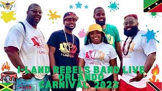 I-Land Rebels Band Live Orlando Carnival Downtown 2023 Stage Show Epic Performance, FL Hottest Band.