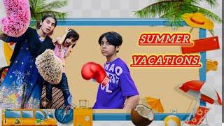 Bhai Behan Ka Jhagra || Summer Vacation || Motivational Story ||#subscribe @fizzahsfamily