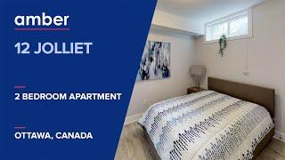 Room Tour 2  Bedroom Apartment | 12 Jolliet, Ottawa | Student Housing in Canada | amber