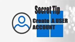 How to Create a Local User Account in Windows 11 Quick and EASY WAY.