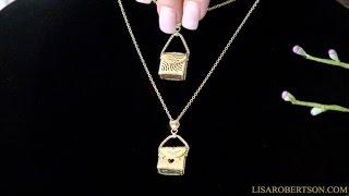 Italian Designer Handbag Pendant