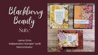 Three Pretty Fall Card Ideas with the Blackberry Beauty Suite by Stampin’ Up!®