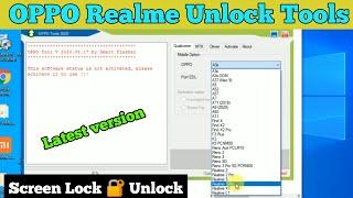 OPPO Realme Unlock Tool 2020// screen Lock Remove&Frp unlock// MTK CPU, Qualcomm CPU// thanks mobile