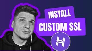 How Do I Install Custom SSL on Hostinger Website Builder
