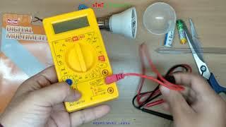 Digital Multimeter DT830B | Testing Batteries | LED Bulb