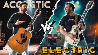 Battle Of The Riffs: ACOUSTIC vs ELECTRIC