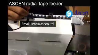 Robotic radial tape feeder|odd form radial feeder