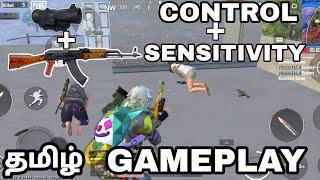 PUBG LITE TAMIZHA GAMEPLAY||SENSITIVITY||CONTROL.