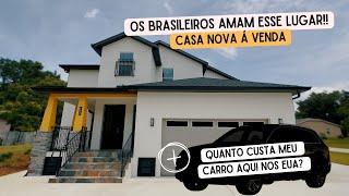 CASA Á VENDA, ÓTIMA CIDADE PRA BRASILEIRO MORAR + QUANTO CUSTA O MEU CARRO AQUI NOS EUA