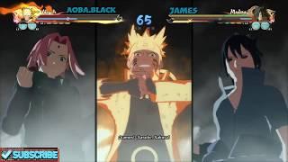 Naruto Shippuden Storm 4: AobaBlack vs James (partida casual)