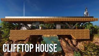 Ark Survival Ascended: Modern Clifftop House Base Design