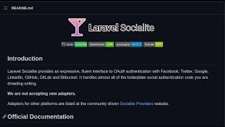 Laravel Socialite Package | Login With Social Media  #shorts