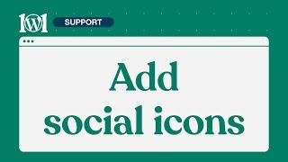 Social icons | WordPress.com Support