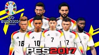 FACEPACK GERMANY EURO 2024 - PES 2017 COMPATIBLE WITH ALL PATCH !!