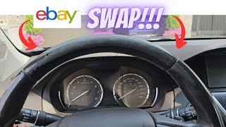 Fixing damaged steering wheel with parts from EBAY!!!