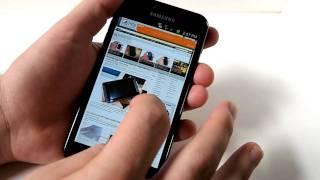 Samsung Galaxy S II Epic 4G Touch UI video