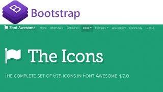 How to Use Font Awesome Icons in Bootstrap