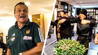 Fener Fans Interrupt PAO Arrival & Coach Ataman Is FURIOUS!! 
