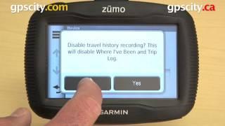 Garmin Zumo 350LM: Device Settings with gpscity.com