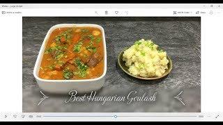 Beef Hungarian Goulash (o gulash) Best TRADITIONAL recipe#chefstravels.com