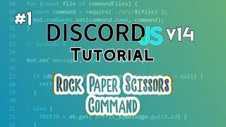 Discord.js Bot Tutorial #1 | Rock Paper Scissors Command