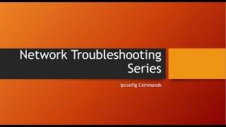 IPConfig Command  Explained - Network Troubleshooting Series