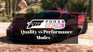 Forza Horizon 5 | 4K | Xbox Series X Quality vs Performance Modes | Graphics Comparison & FPS