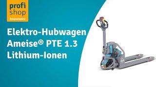 Elektro-Hubwagen Ameise® PTE 1.3 - Lithium-Ionen