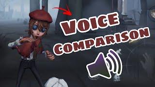 [Identity V] Painter's Old and New Voice Comparison