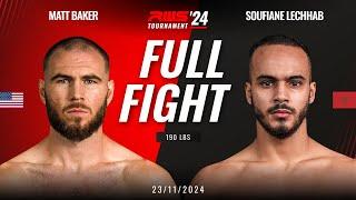 Full Fight l Matt Baker vs Soufiane Lechhab I RWS