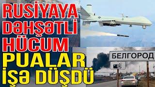 Ukraynadan Rusiyaya dəhşətli PUA hücumu - Dağıntılar var - Gündəm Masada - Media Turk TV