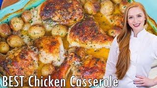 Super EASY, Creamy Potato & Chicken Casserole Recipe! Family FAVORITE!!