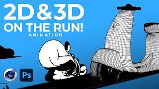 2D & 3D Animation Tutorial - On the Run!