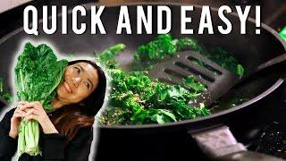 How to cook kale so it WON'T taste DISGUSTING, for a delicious healthy meal!